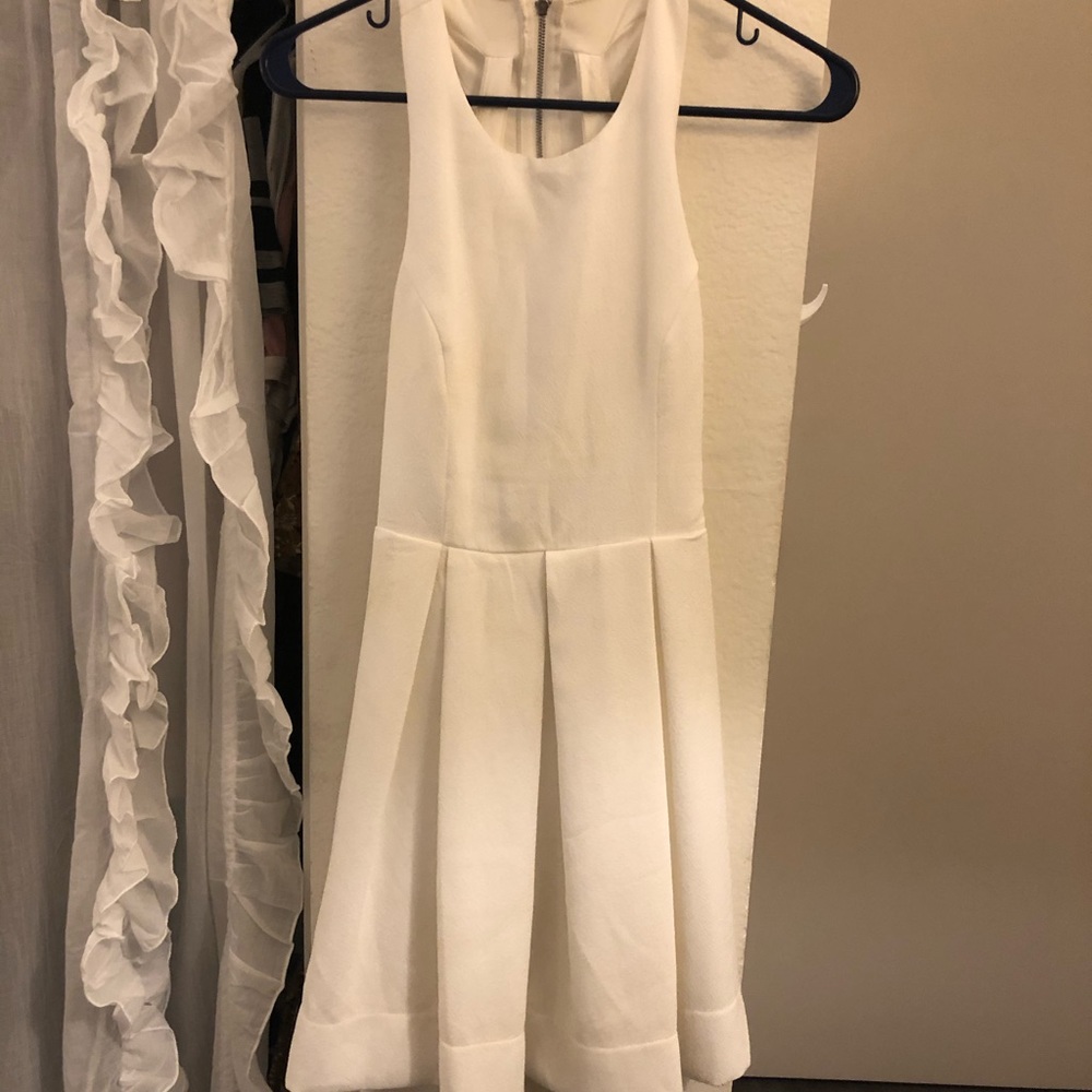 White Racerback Formal Dress - Picture 6 of 6